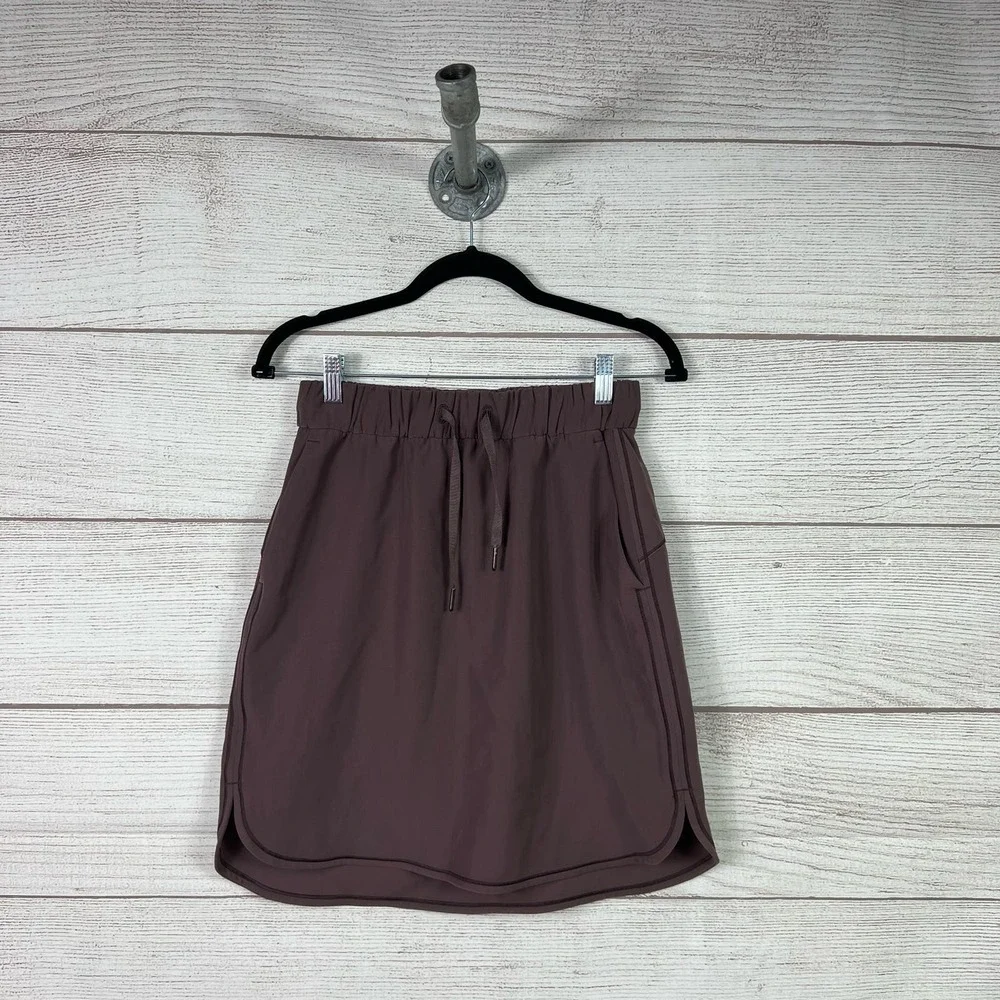 Lululemon Active Women's On The Fly Drawstring Skirt Size 6_2